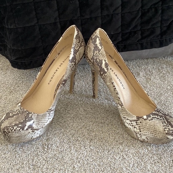 Chinese Laundry Snakeskin Platform Heels – Size 9 – NEW! - Picture 2 of 4